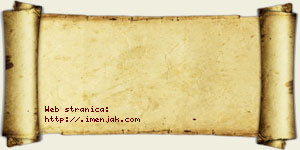 Jana Parenta vizit kartica